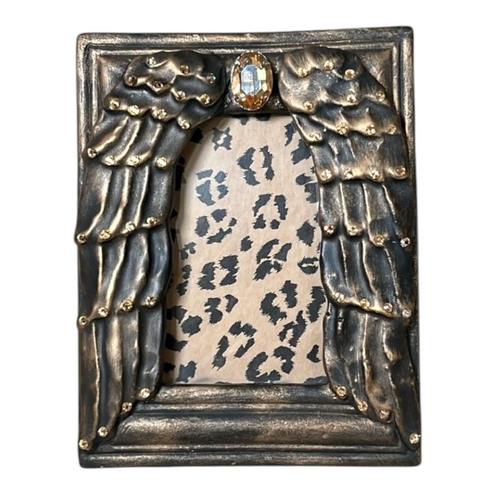 Angel Wing Photo Frame with Swarovski Crystals
